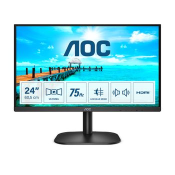 Aoc - B2 24b2xdam Led Display 60,5 Cm (23.8") 1920 X 1080 Pixeles Full Hd Negro