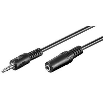 Goobay Cable Extensor Jack 3.5mm Macho/Hembra 5m Negro