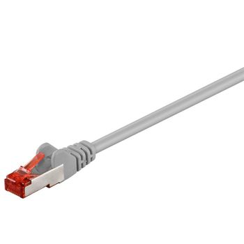 Cable Red Latiguillo Rj45 Ftp Cat6 Lszh 0,15m Cobre Color Gris 92455