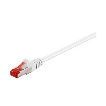 Cable Red S/ftp Pimf Cat6 Rj45 Goobay 0.25m Blanco