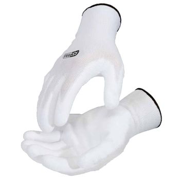 Guantes De Trabajo 12 Pares Talla Xxl Blancos 310.0460 Ks Tools