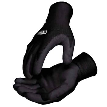 Guantes De Trabajo 12 Pares Talla L Negros 310.0470 Ks Tools