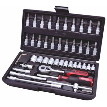 Classic Set De Carraca, Llaves De Vaso Y Puntas 917.0648 Ks Tools