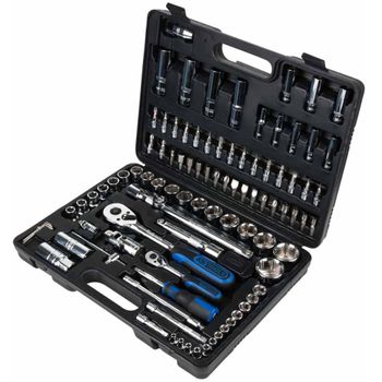 Set De Llaves De Trinquete, Brocas Y Encaje Chromeplus 96 Piezas 918.0796 Ks Tools