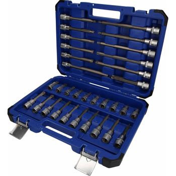 Set Puntas De Destornillador 32 Piezas Acero 1/2" Brilliant Tools