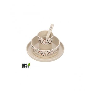 Vajilla De Dish Set Pp/celulosa Tiny Nature