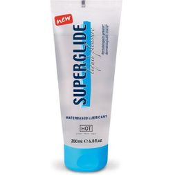 Hot Superglide Liquid Pleasure Lubricante Base De Agua 200 Ml