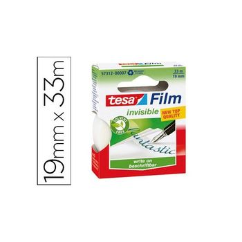 Cinta Adhesiva Tesa Film Invisible 33x19 Mm Ecologica