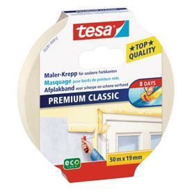 Tesa Protection Classic Masking Tape - 50m X 19mm - Sin Dejar Rastro 8 Días