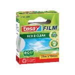 Tesa Cinta Eco Clear Adhesiva 19mmx33m Invisible Ecologica 100%  57043-00000-00