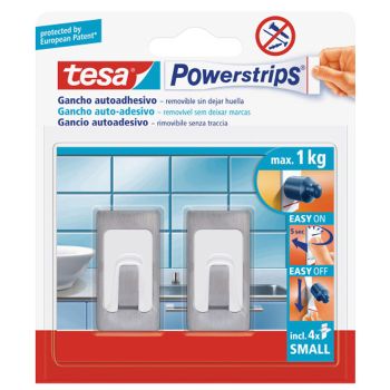 Colgador Powerstrips Con Acero De Tesa