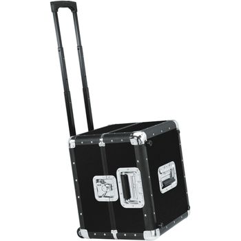 Flight Case Para Equipo Dj Reloop Maleta Trolley 120 Record Case Negra