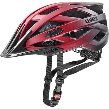 Uvex Casco I-vo Cc Rojo - Negro Mate