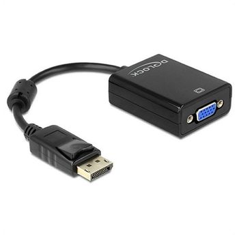 Adaptador Displayport A Vga Delock 61848 Negro