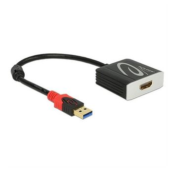 Adaptador Usb 3.0 A Hdmi Delock 62736 20 Cm Negro