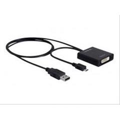 Convertidor Mhl Micro Usb +usb-a A Dvi 24+1 H