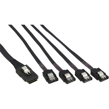 Inline 27620. Cable Mini-sas Sff8087 A 4x Sata Direct Ocr. 0.5m.