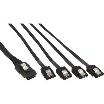 Inline 27620a. Cable Mini-sas Sff-8087 A 4x Sata. 0.75m.