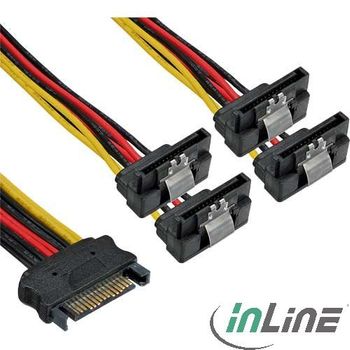 Inline 29683v. Cable Alimentación Sata A 4x Sata.