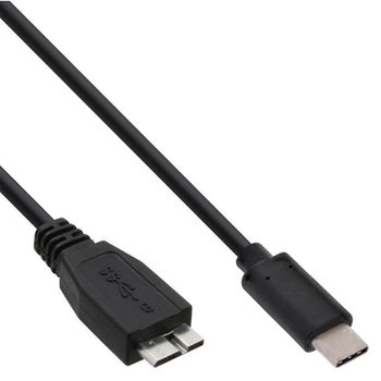 Inline 35721. Cable Usb 3.1 Tipo C Macho-micro-b Macho. 1m. Negro