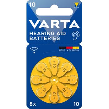 Varta 4043752393729 Pila Doméstica Batería De Un Solo Uso 10 Zinc-aire