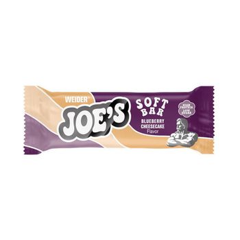 Weider - Joe´s Soft Bar 1 X 50 G - Barritas Proteicas Bajas En Azúcar -  Sabor: Arándano Y