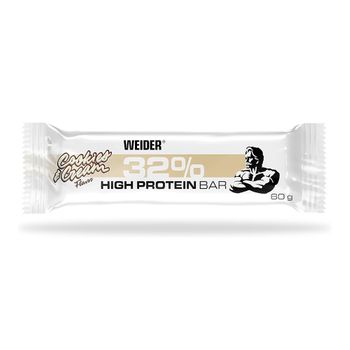 Weider - High Protein Bar 32% - 1 X 60 G - Barrita Proteica -  Sabor: Cookies And Cream