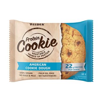 Weider - Protein Cookies 1 Cookie X 90 Gr - Galleta De Proteina -  Sabor: American Cookie