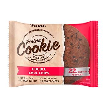 Weider - Protein Cookies 1 Cookie X 90 Gr - Galleta De Proteina -  Sabor: Doble Chocolate