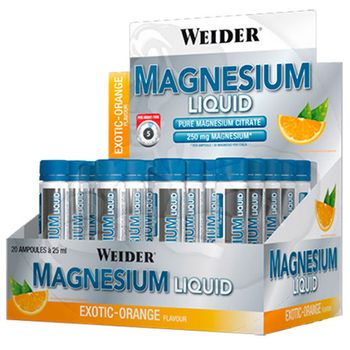 Weider Magnesium Liquid 20 Ampollas