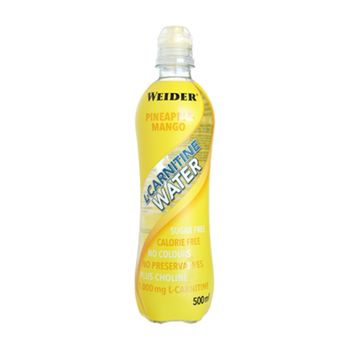 Weider - L-carnitine Water - 1 X 500 Ml - Bebida De Sabores Baja En Calorías -  Sabor: Piñ