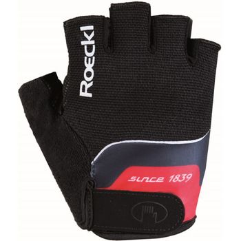 Roeckl Guante Nano Basics Negro-rojo