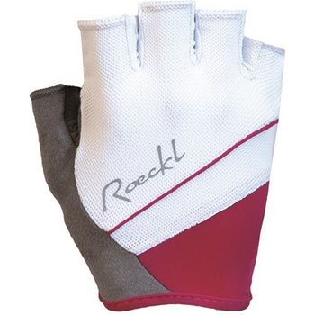 Roeckl Guante Denice Ladies Blanco-raspberry