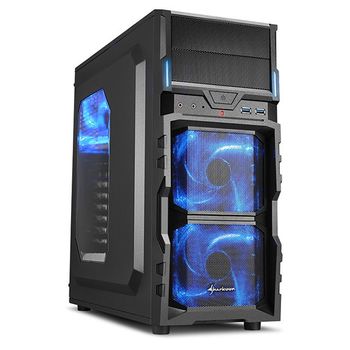 Sharkoon Caja Pc Atx Vg5-w Led Azul