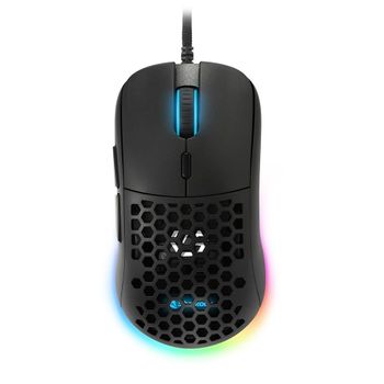 Raton Sharkoon Light2 180 Rgb Negro