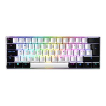 Teclado Sharkoon Skiller Sgk50 S4 Usb-c Mecánico Qwerty Es Rgb Blanco