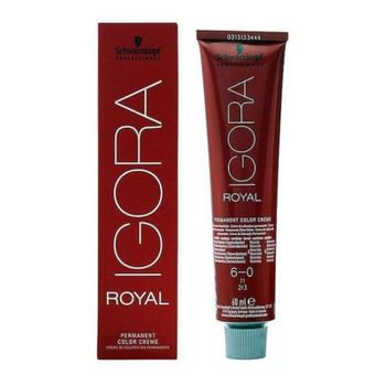 Tinte Permanente Igora Royal Schwarzkopf 6-0 (60 Ml)