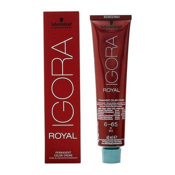 Tinte Permanente Schwarzkopf Igora Royal Nº 6-65 (60 Ml)