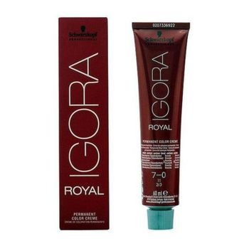 Tinte Permanente Igora Royal Schwarzkopf 7-0 (60 Ml)