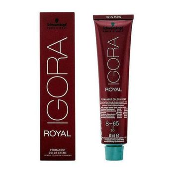 Tinte Permanente Igora Royal Schwarzkopf 8-65 (60 Ml)