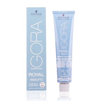 Tinte Permanente Igora Royal Highlifts 12-2 Schwarzkopf (60 Ml)