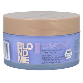 Schwarzkopf Professional Blondme Cool Blondes Mascarilla 200 Ml