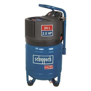 Scheppach Compresor De Aire Vertical 24 L 2hp 10 Bar Sin Aceite Hc24v