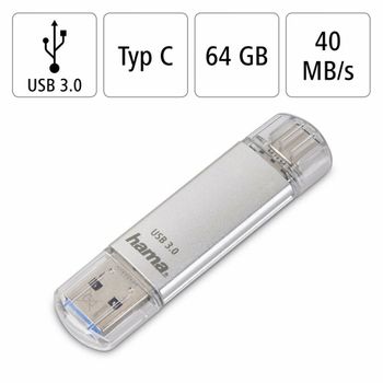 Memoria Usb Hama Technics 00124163 64gb (reacondicionado A+)