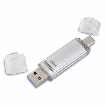 Memoria Usb Hama Technics 00181073 Plata 128 Gb (reacondicionado A+)