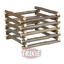 Trixie Natural Living Porta Heno/verd Madera, 15x11x15 Cm