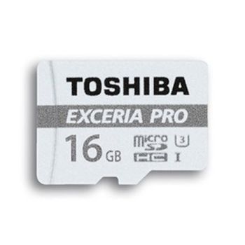 Toshiba Tarjeta Microsdhc 16gb Clase 10 Uhs-i U3 Exceria Pro M401 C/adapt