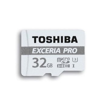 Toshiba Tarjeta Microsdhc 32gb Clase 10 Uhs-i U3 Exceria Pro M401 C/adapt