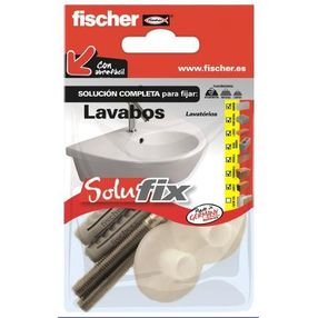 Taco Fijacion Torn.+soporte Lavabo Nylon Fischer