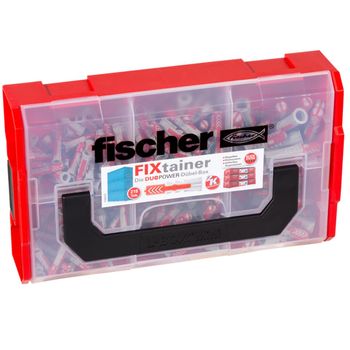 Fischer Juego De Tacos De Pared Fixtainer Duopower 210 Piezas Fischer